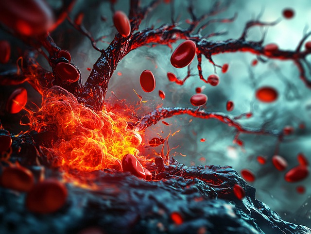 Free ai generated veins cells illustration