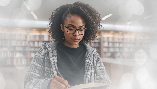 Free ai generated student woman illustration
