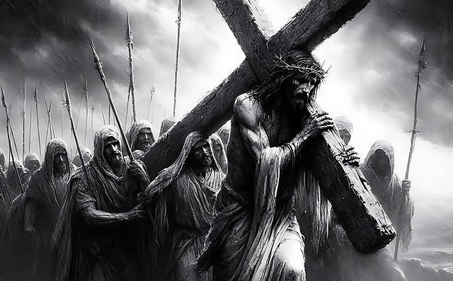Free ai generated jesus cross illustration