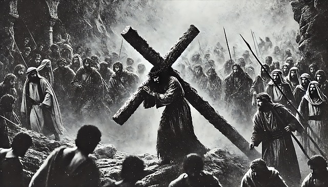 Free ai generated jesus cross illustration