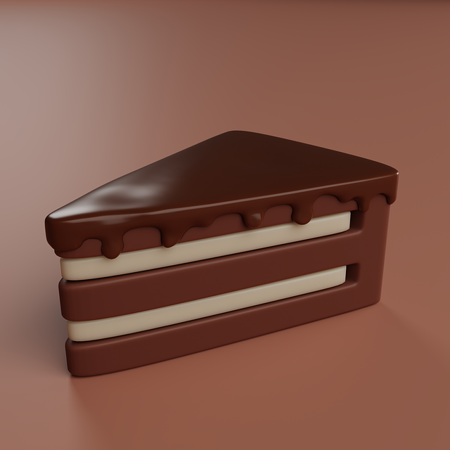 Free pastry snack cake illustration
