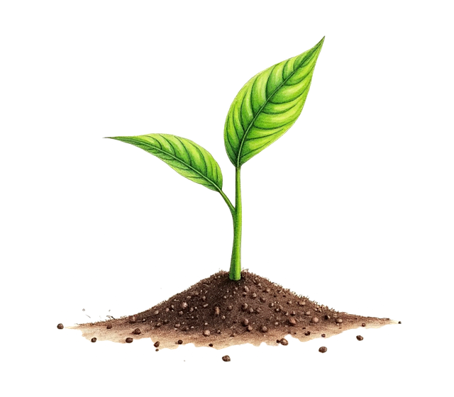 Free seedling plant sprout illustration