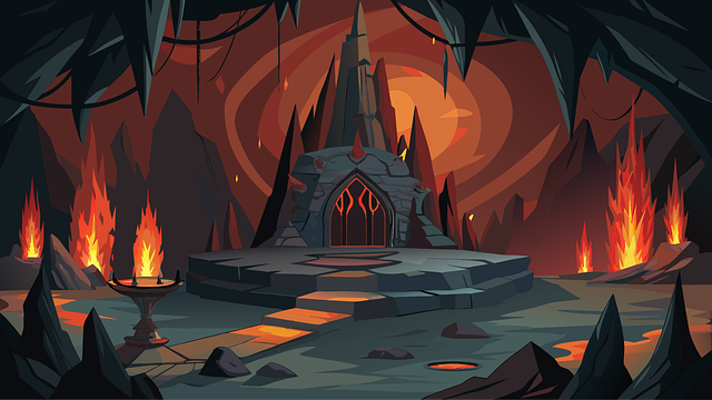 Free ai generated beautiful wallpaper cavern vector