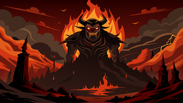 Free ai generated hell beautiful wallpaper vector