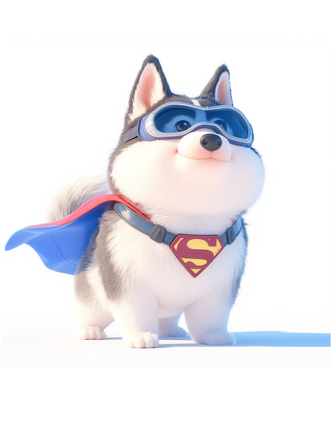 Free ai generated dog puppy illustration