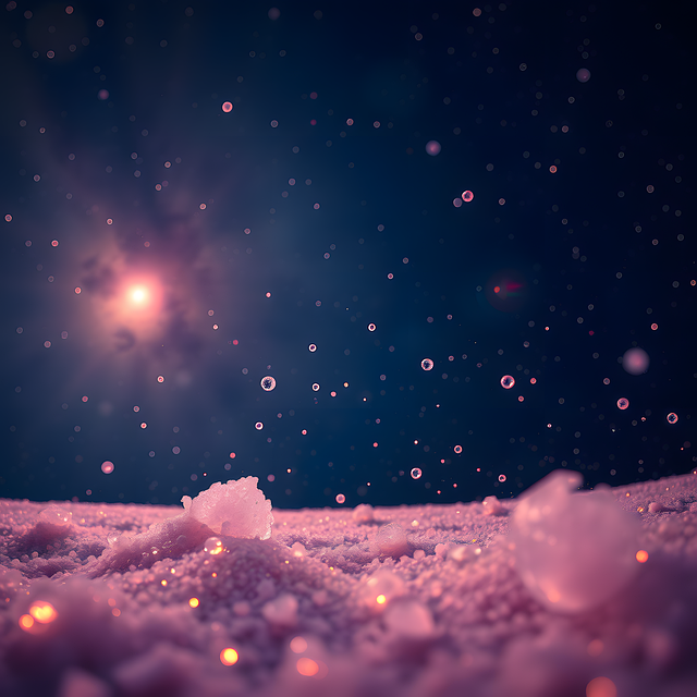 Free ai generated snow particles illustration