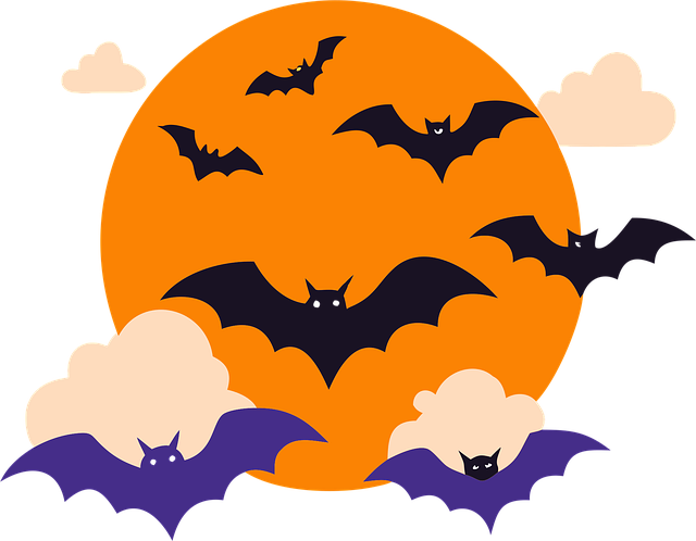 Free bat halloween nature vector