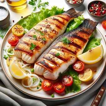 Gegrillter Fisch, Gegrillter Lachs