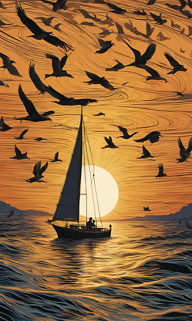 Free Ai Generated Sea illustration and picture