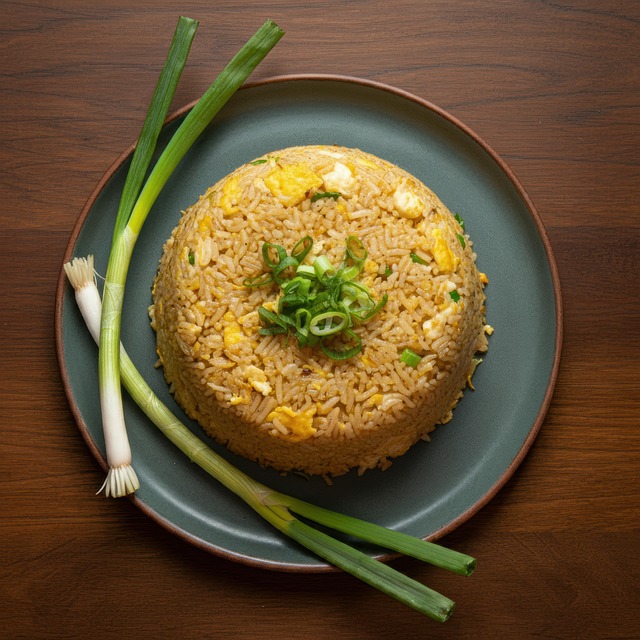 Free ai generated fried rice food illustration