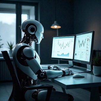 Robot, Tehnologie, Comercial, Cripto