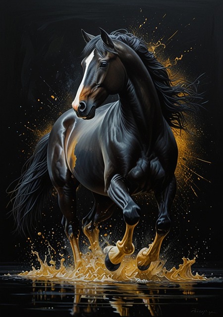 Free Horse Black illustration and picture