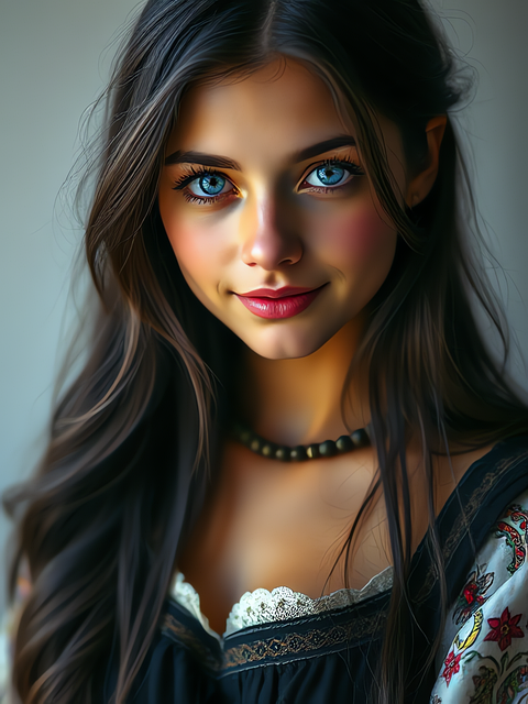 Download free HD stock image of Portrait Woman Free portrait woman young illustration