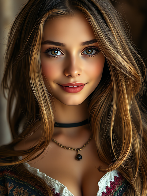 Download free HD stock image of Portrait Woman Free portrait woman young illustration