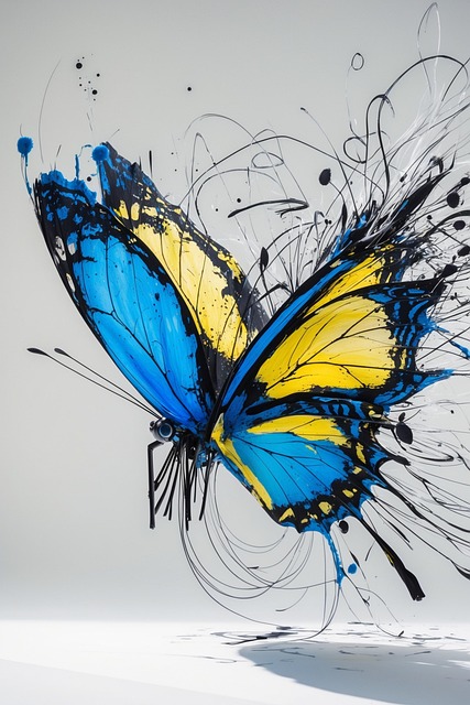Free butterfly nature insect illustration