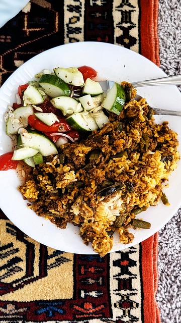 Free Middle Eastern Plate photo and picture