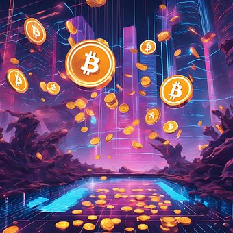 Moeda, Digital, Bitcoin, Criptomoeda