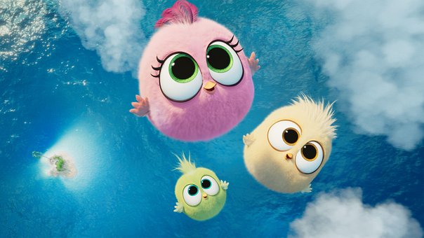 Free Angry Birds Flying ai generated image and illustration