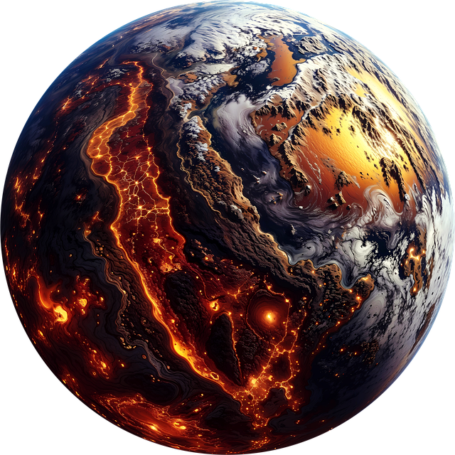 Free planet earth exoplanet illustration