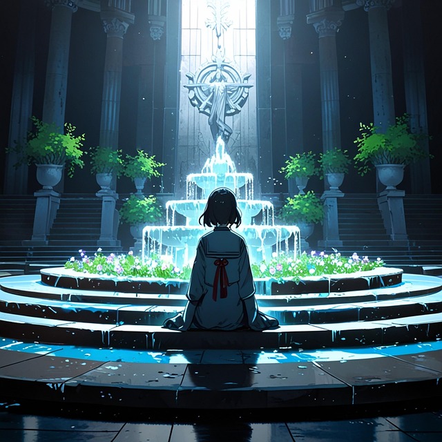 Download free HD stock image of Ai Generated Girl Free ai generated girl temple illustration
