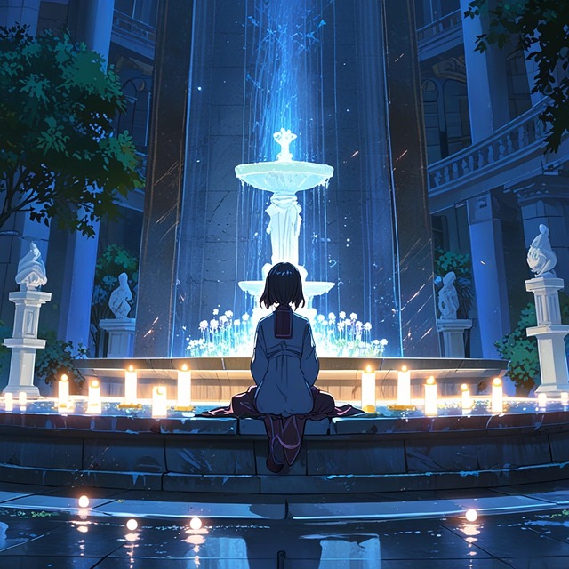 Download free HD stock image of Ai Generated Girl Free ai generated girl temple illustration