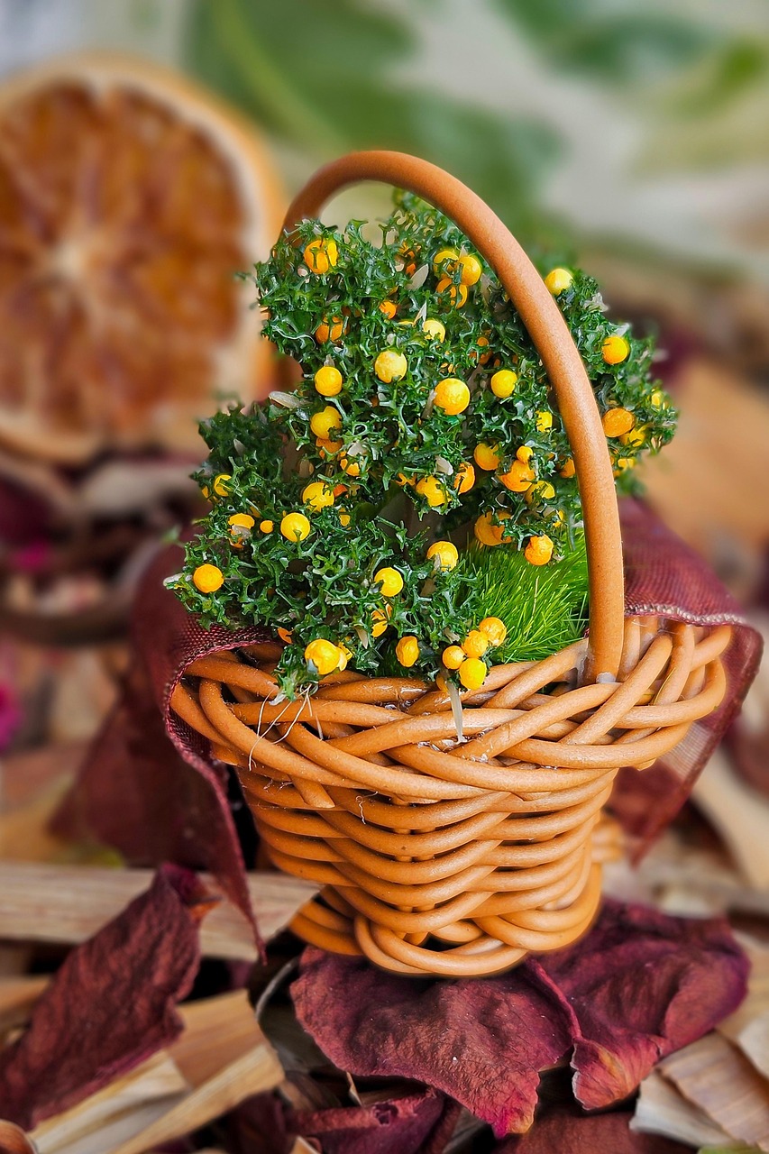 Yellow Lemons Basket Miniature - Free photo on Pixabay