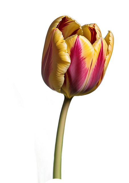 Free tulip flower nature illustration
