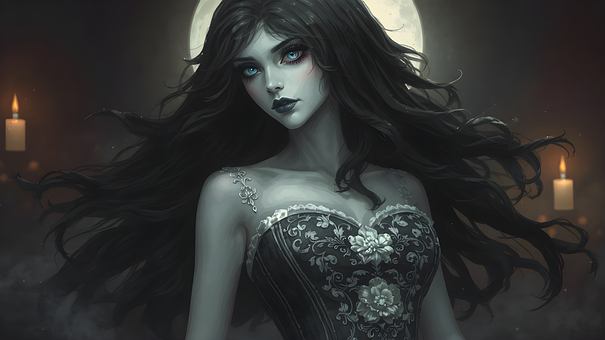 Free Vampire Fear illustration and picture