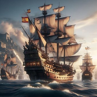 Free Spanish Galleon Galleon illustration and picture
