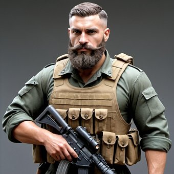 Free Soldier Force Soldier illustration and picture