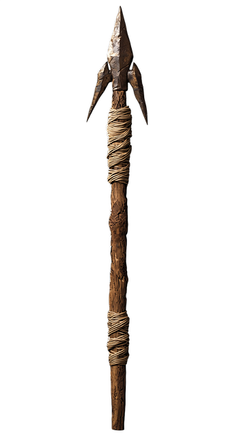 Download Ai Generated, Primitive Spear, Wooden Spear. Royalty-Free ...