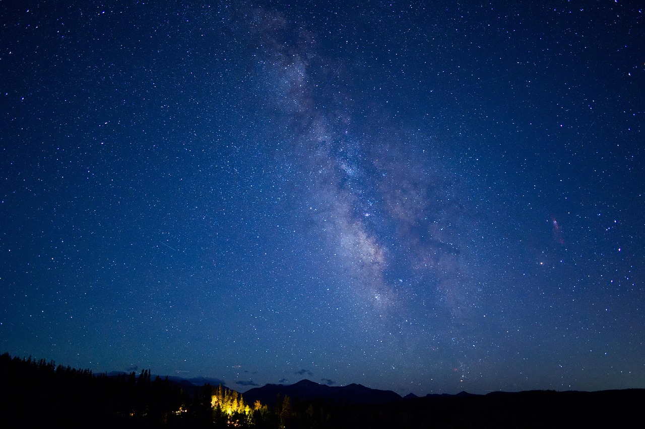 森林 夜晚 天空 - Pixabay上的免费照片