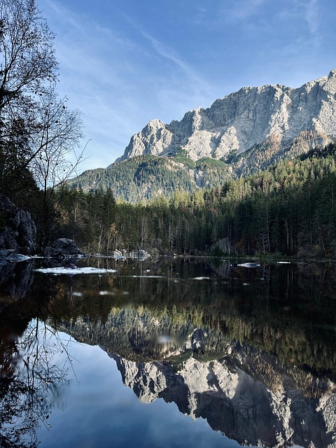 Zugspitze, Lago, Naturaleza, Baviera