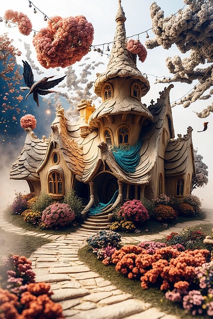 Free Ai Generated House illustration and picture