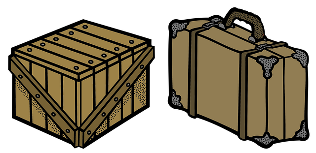 Free crate box container illustration