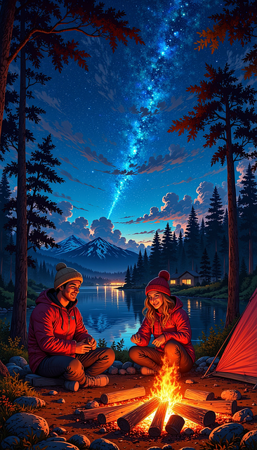 Freunde, Feuer, Lagerfeuernacht
