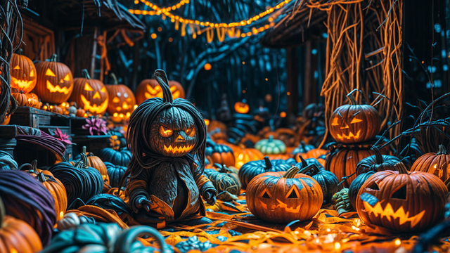 Free Halloween Pumpkin illustration and picture