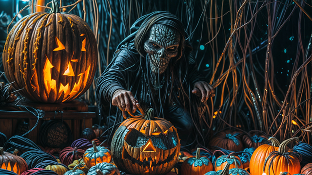 Free Halloween Pumpkin illustration and picture