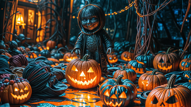 Free Halloween Pumpkin illustration and picture