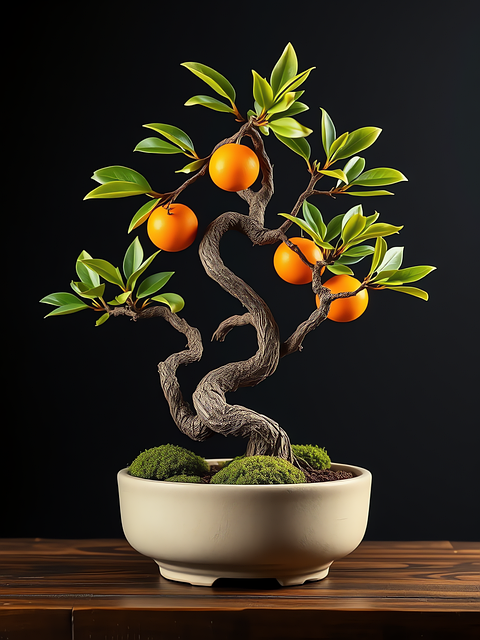 Free generated bonsai tree illustration
