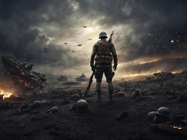 Download free HD stock image of Ai Generated Soldier Free ai generated soldier military illustration