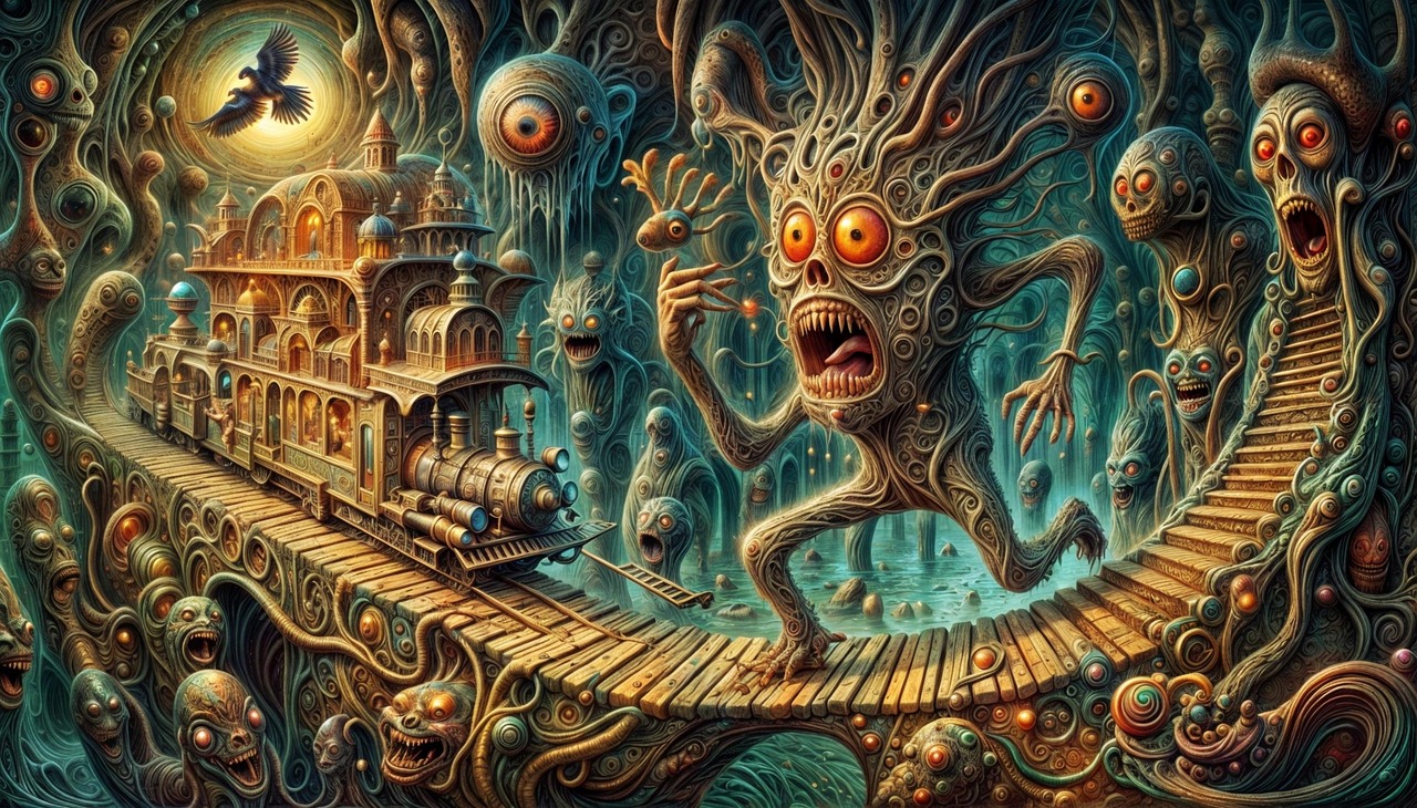 Download Ai Generated Creature Monsters Royalty Free Stock