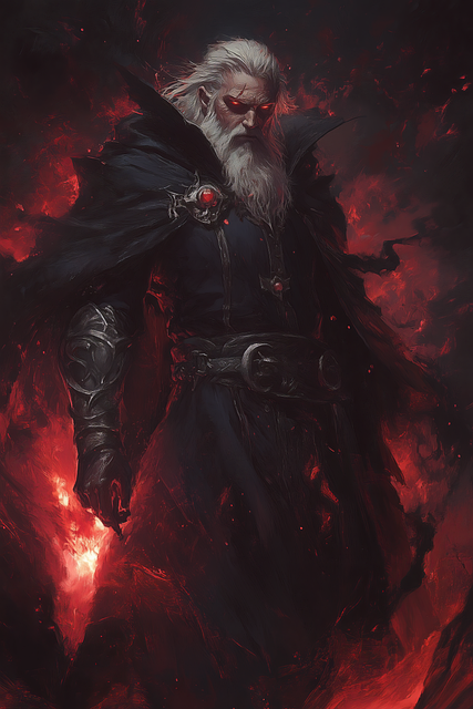 Mann, Magier, Zauberer, Charakter