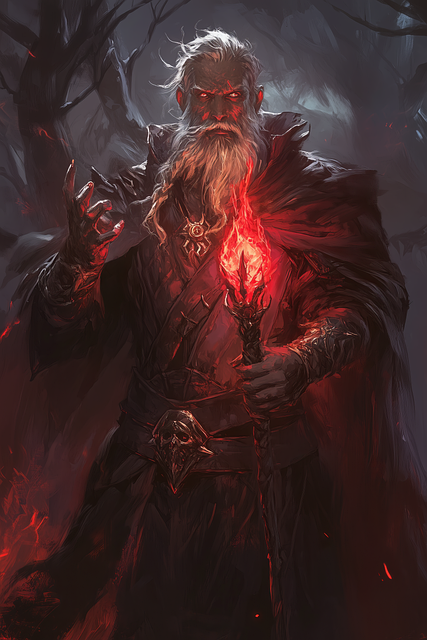 Mann, Magier, Zauberer, Charakter