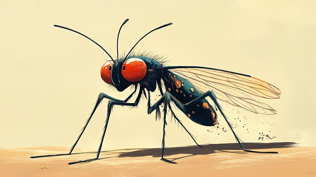 Download free HD stock image of Ai Generated Mosquito Free ai generated mosquito insect illustration