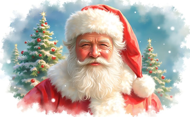Free Ai Generated Santa Claus illustration and picture