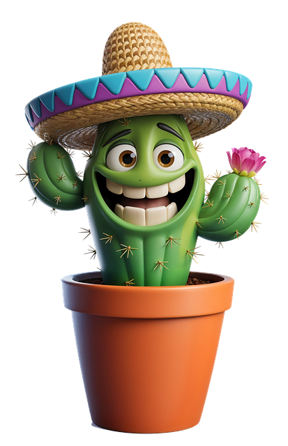 Download free HD stock image of Ai Generated Cactus Free ai generated cactus mexican illustration