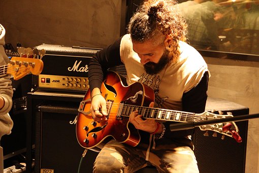 Gitar, Musikk, Metall