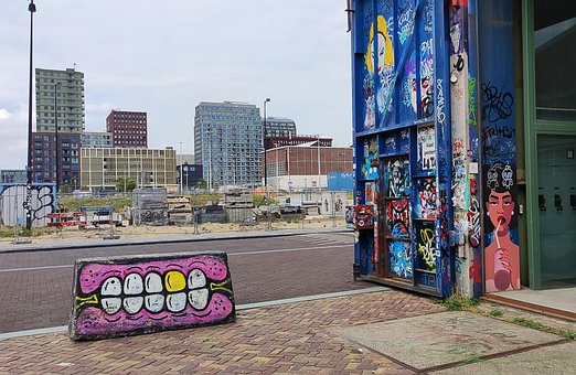 Amsterdam, Graffiti, Olanda, Strada