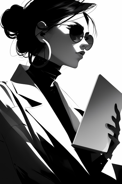 Free ai generated woman fashion illustration